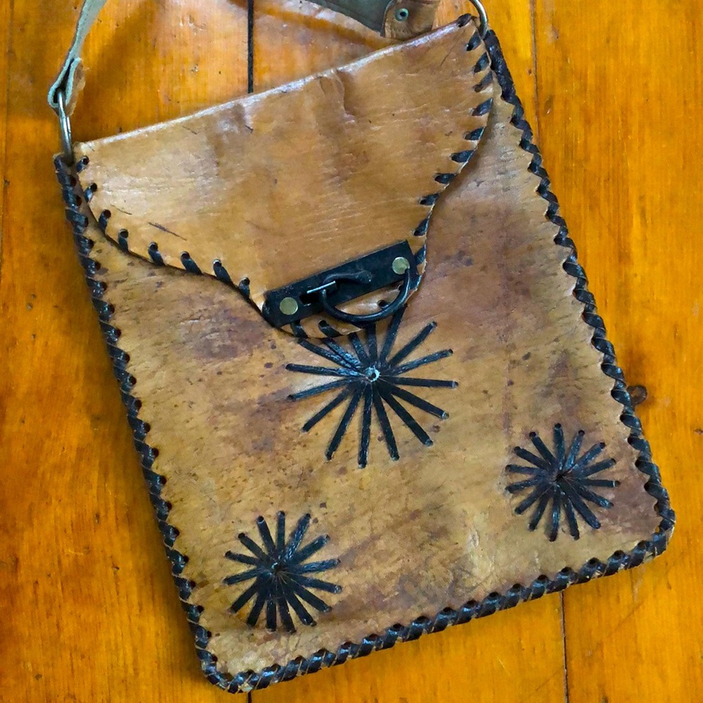 Vintage Genuine Leather Satchel